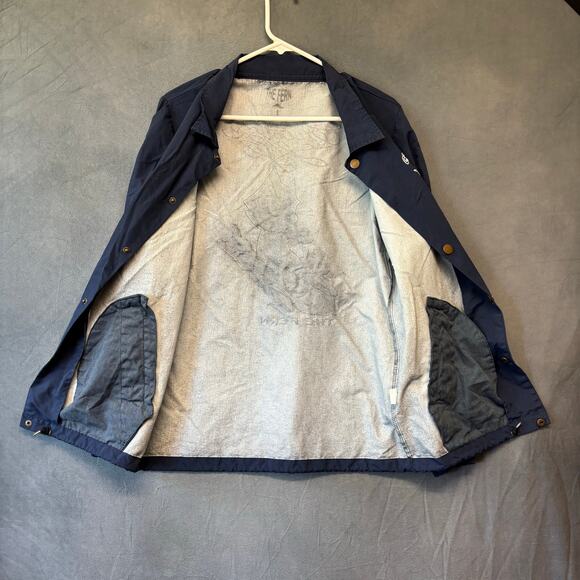 Cruise Life Nola x LA The Fern Windbreaker Felix Cat Jacket Button Double Sided - Picture 5 of 14